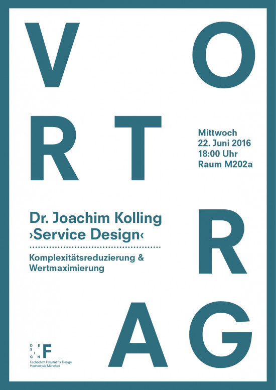 Service Design – Dr. Joachim Kolling